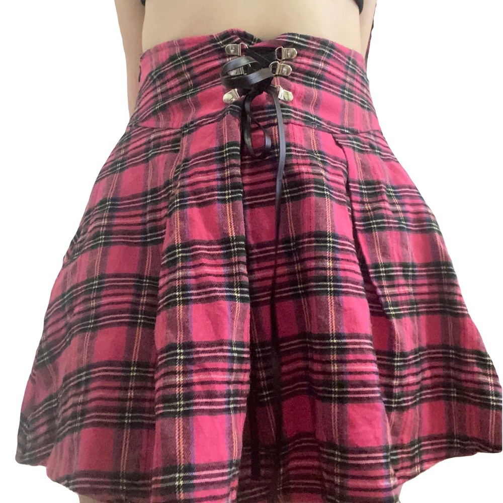 Plaid Skirt Emo mall goth